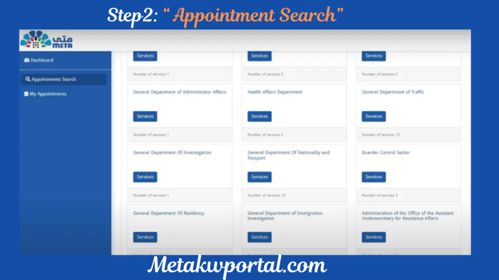 Appointment Search