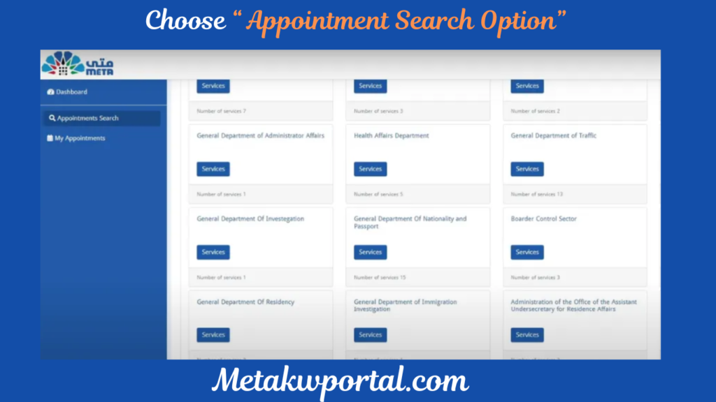Appointment Search